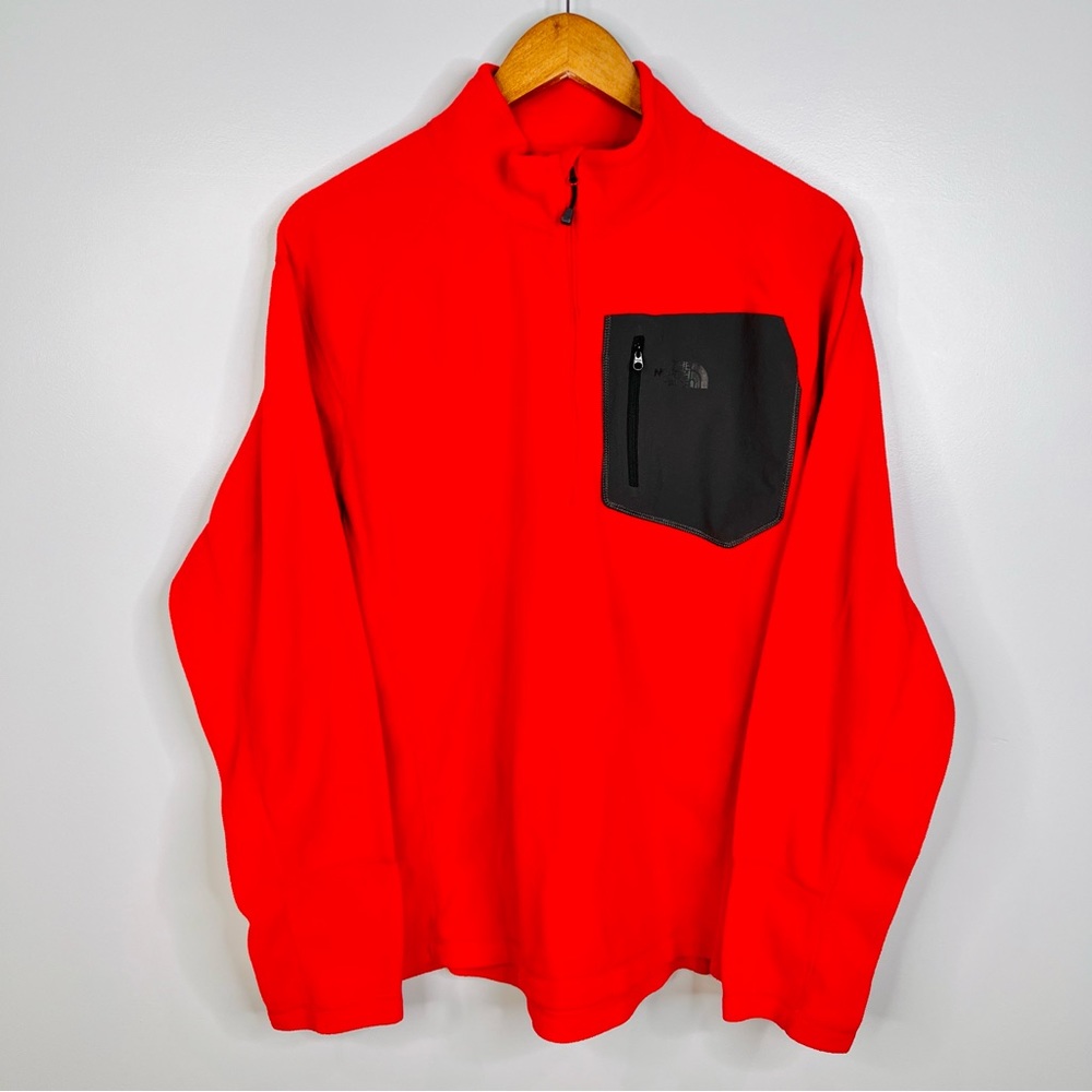 The North Face 1/2 Zip Fleece Pullover with Chest Pocket